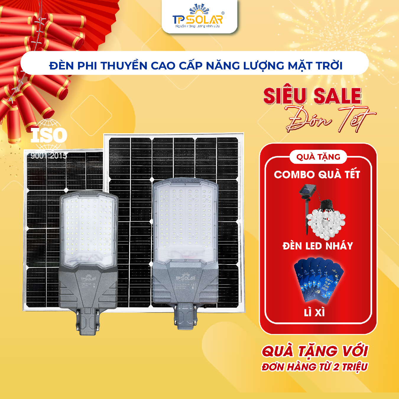 Đèn phi thuyền cao cấp năng lượng mặt trời