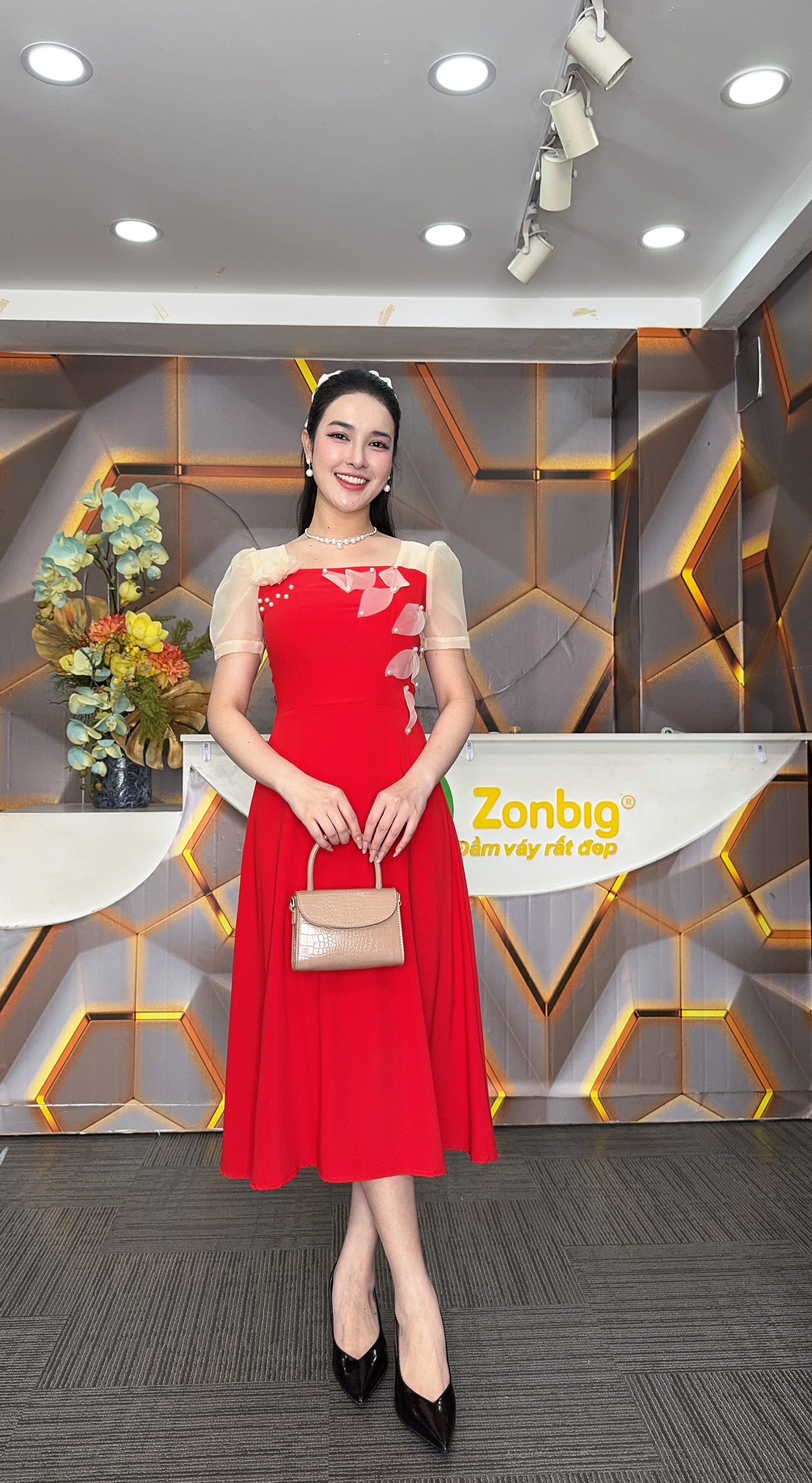Đầm xòe - Y1907 - Thương hiệu Zonbig_thumbnail_1