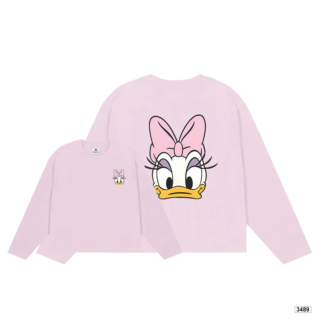 Áo thun boxy nữ tay dài Vịt donalid Miucho 3489_thumbnail_11