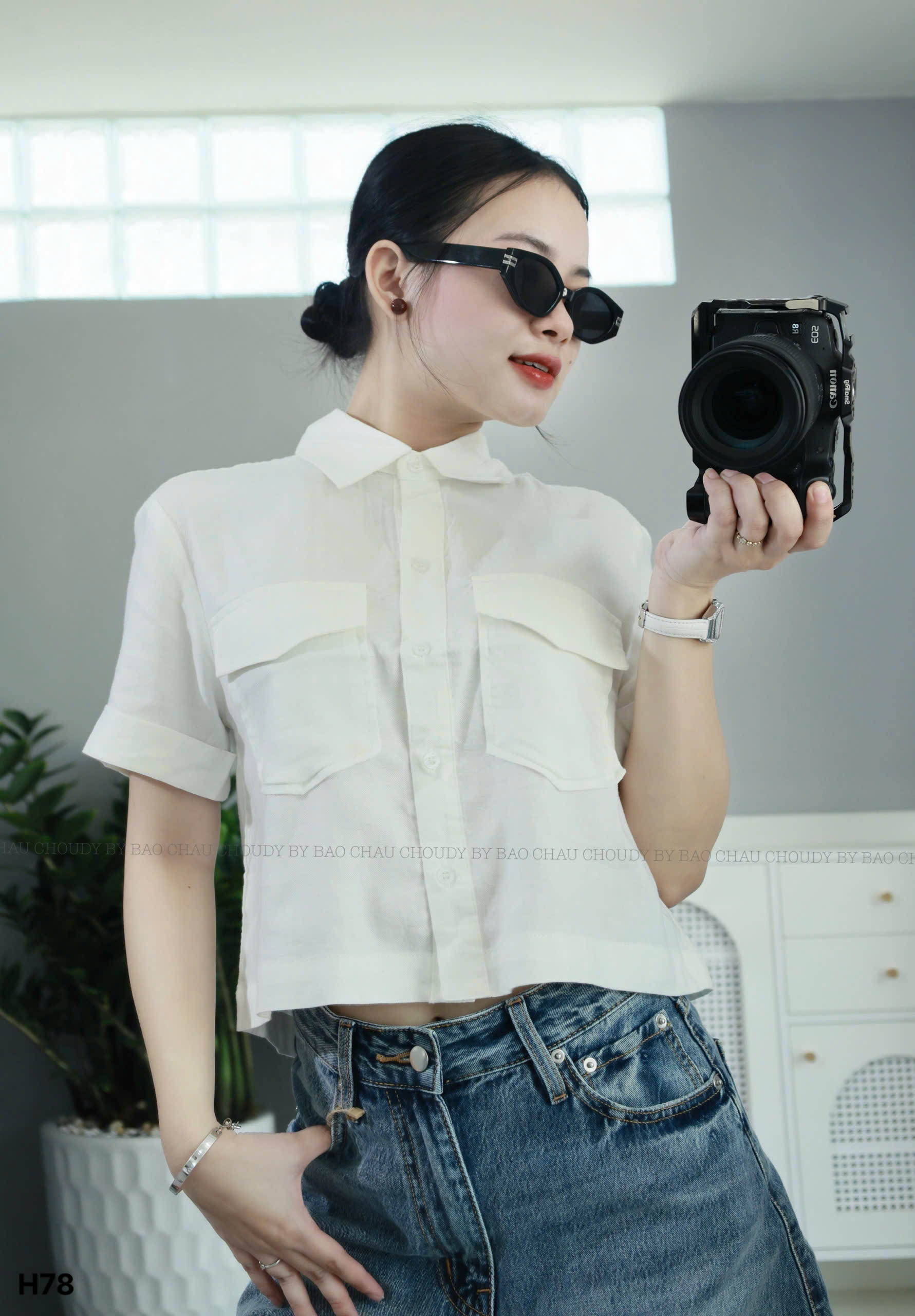 H78 ÁO SOMI TRẮNG