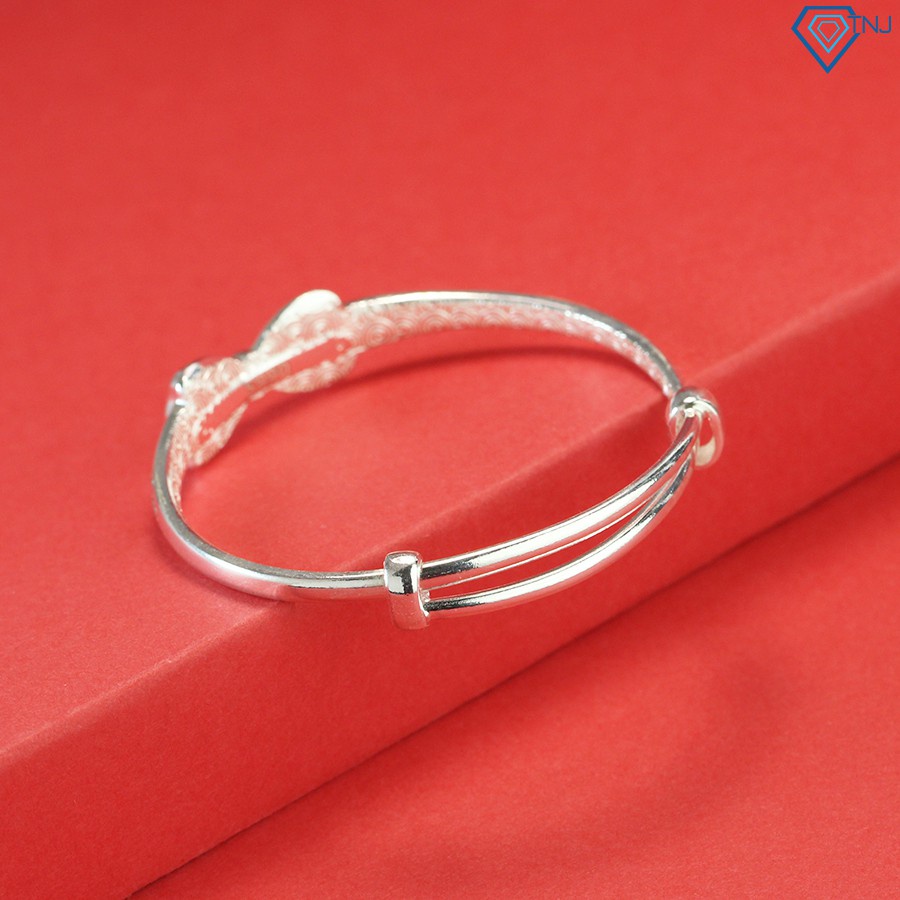 Lắc tay bạc cho bé gái hình nơ khắc tên TS0468_thumbnail_4