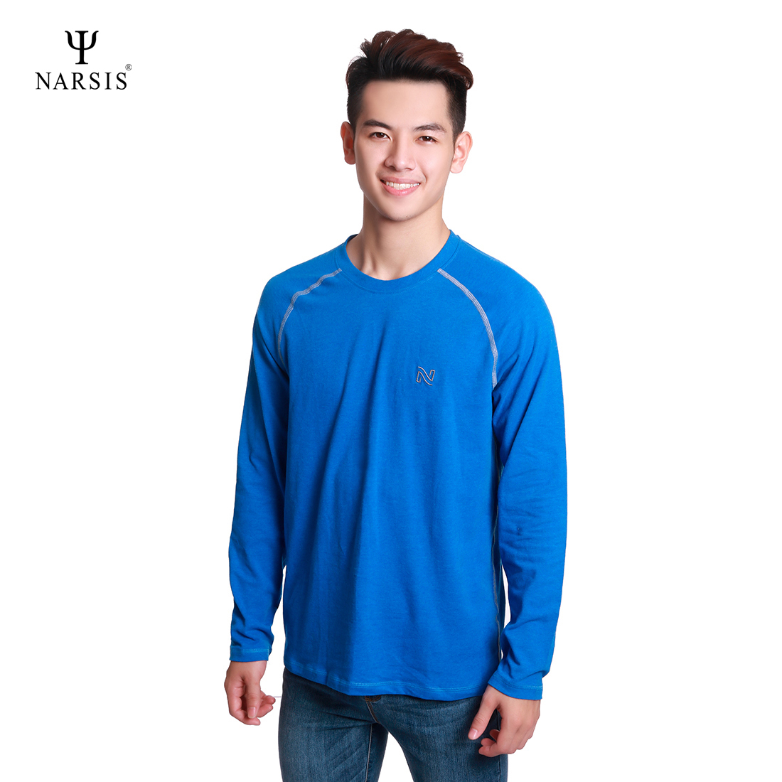 ÁO NAM GIỮ NHIỆT D7078 NARSIS PE NHẸ, THOÁNG KHÍ, THẤM MỒ HÔI, CHẤT LIỆU BỀN, CHỐNG NẮNG_thumbnail_1