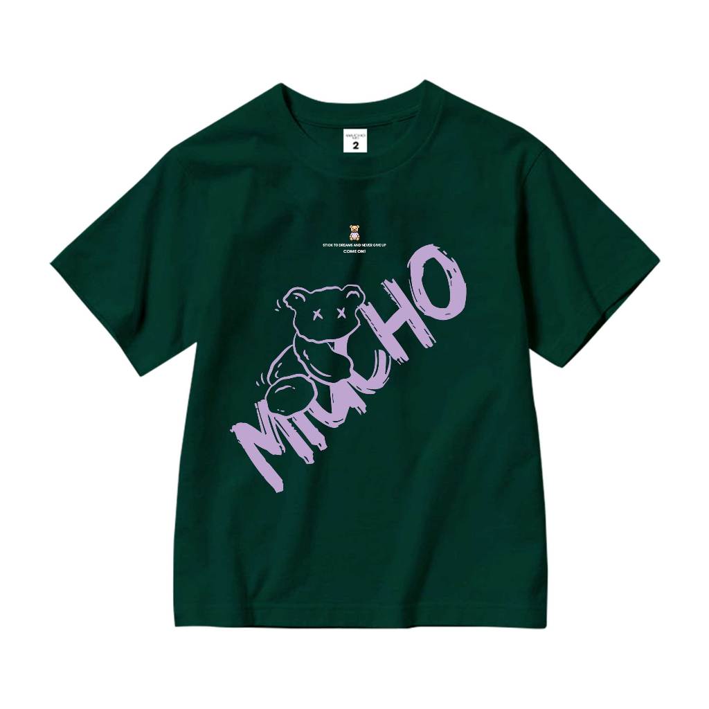 Áo thun cho bé gái form rộng AED1101 Miucho Kid tay ngắn vải cotton cổ tròn in mix_thumbnail_8