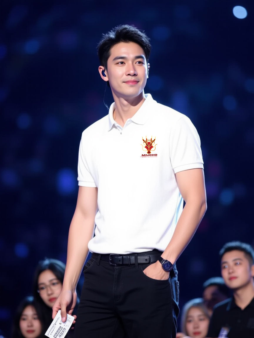 Áo polo nam form vừa 1934 Miucho Iconic vải cá sấu đứng form thoáng mát in mix_thumbnail_4