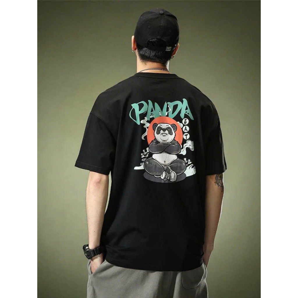 Áo thun nam local brand 𝐖𝐞 𝐓𝐞𝐞 in hình gấu PANDA dáng oversize rộng - WU0930