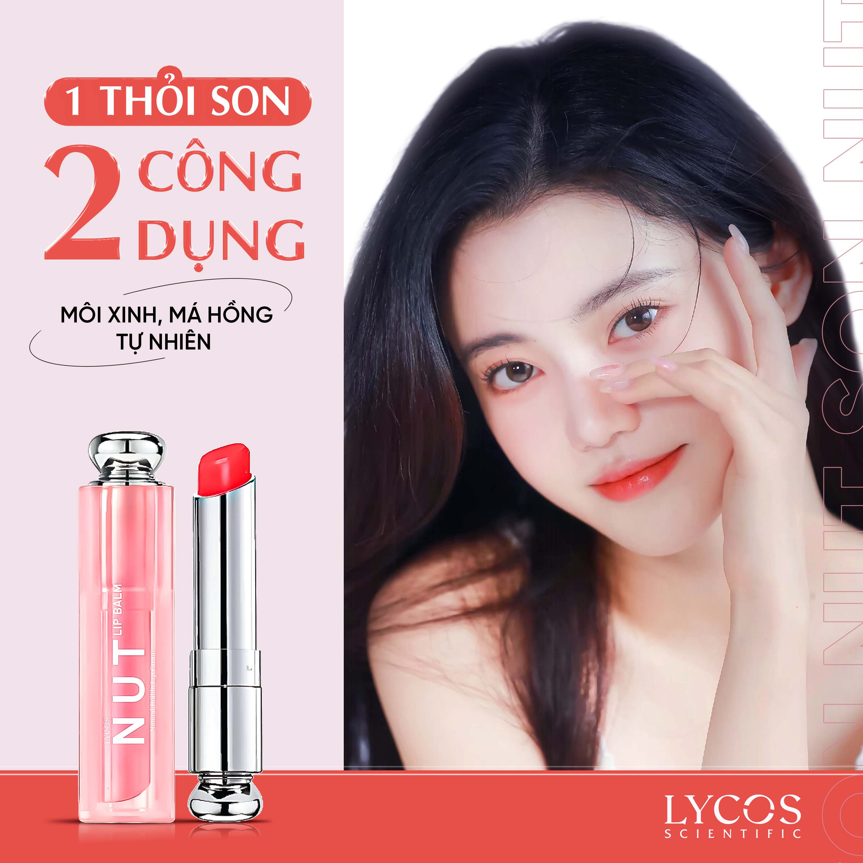 Son Dưỡng LYCOS Lip Balm Nut Dưỡng Ẩm, Làm Mềm & Cho Đôi Môi Tươi Tắn 10g_thumbnail_2