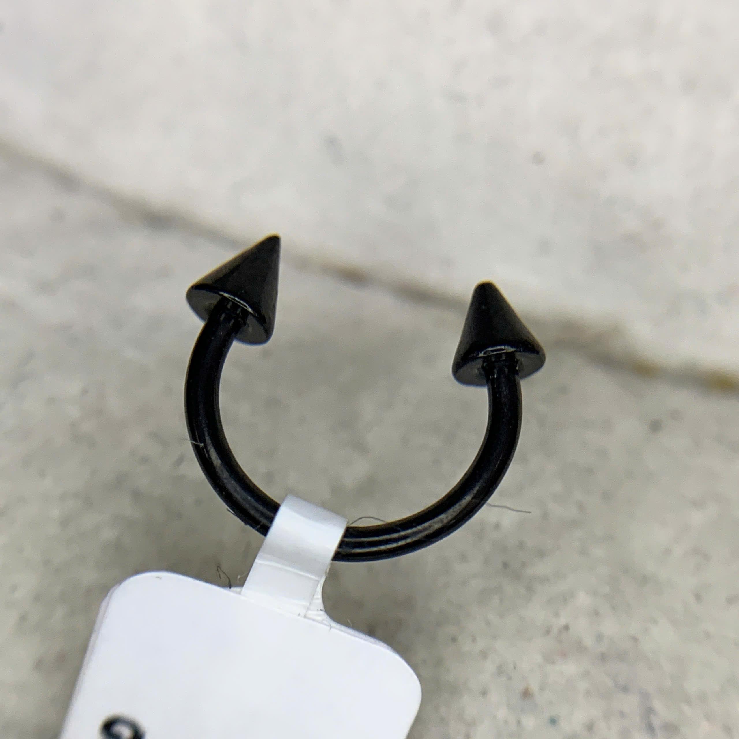 Septum đen nhọn size 10mm