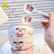 Set bát cốc kèm thìa