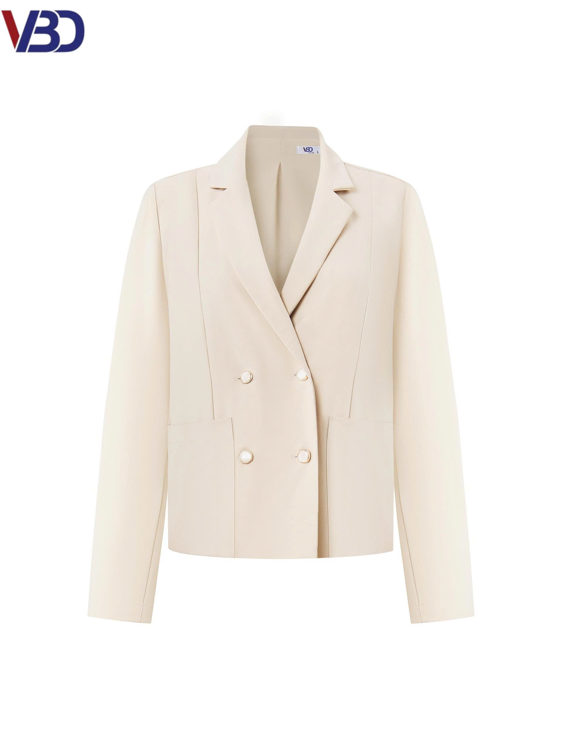 Áo blazer 2 lớp phối nút bigsize AK088 dành cho nàng béo mập từ 55-95kg