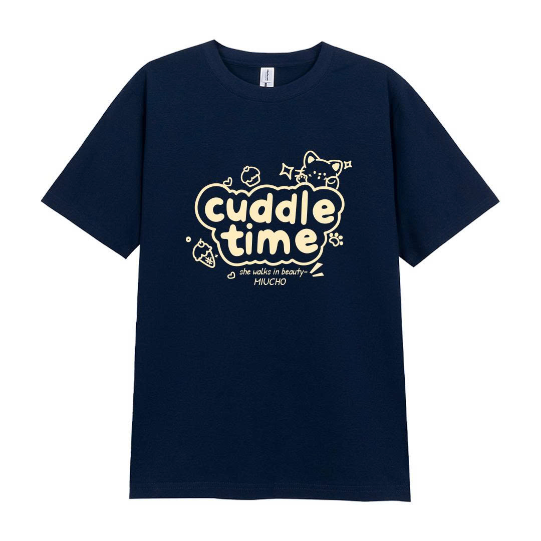 Áo thun nữ form vừa regular dáng ngắn cổ tròn ARD2288 Miucho vải cotton co giãn thoáng mát in mix_thumbnail_10