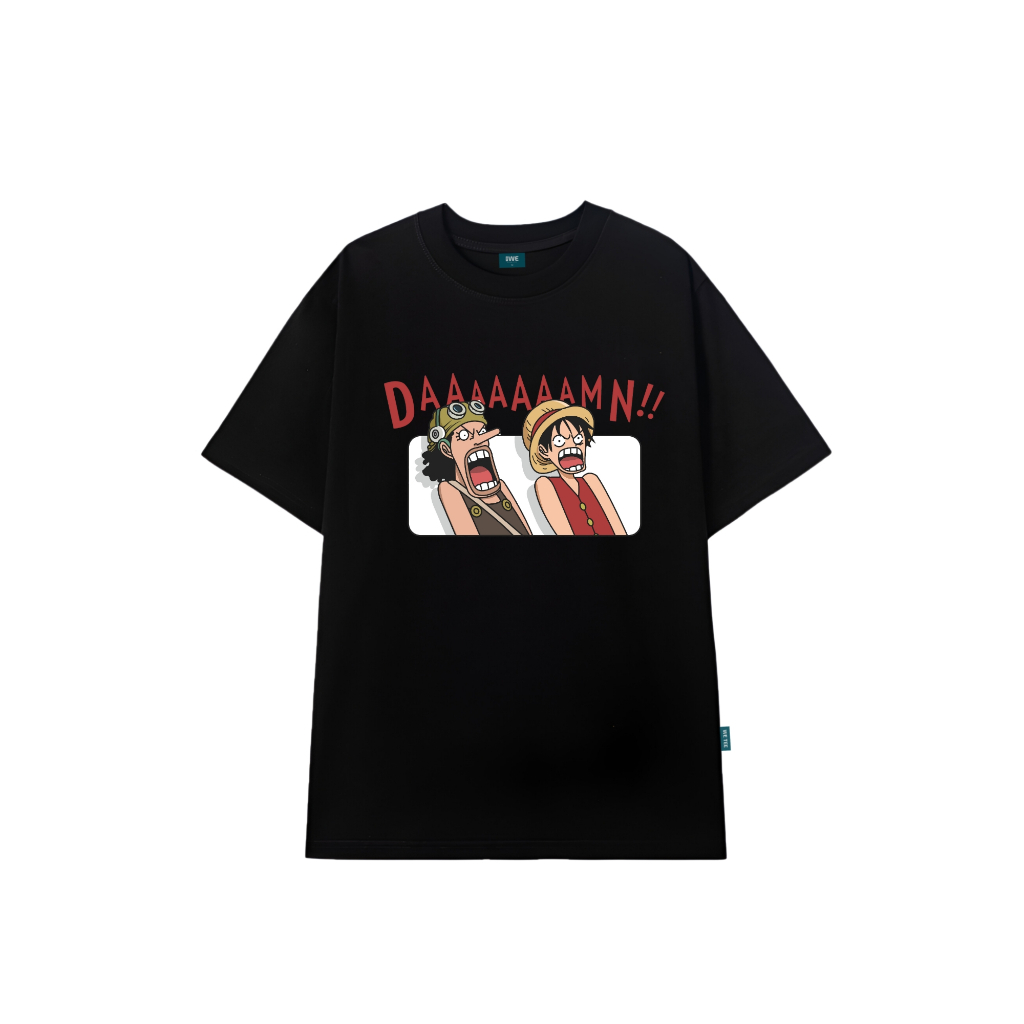 Áo thun One Piece Damn local brand 𝐖𝐞 𝐓𝐞𝐞 dáng oversize rộng cho nam và nữ - WU0887_thumbnail_0
