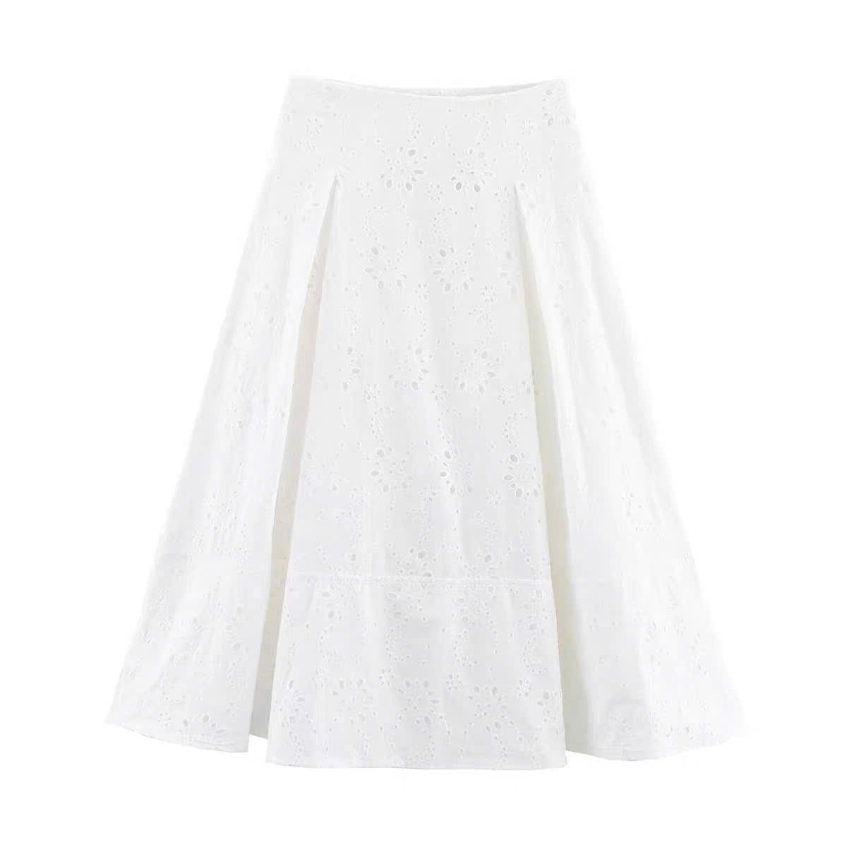 SALE U541 CHÂN VÁY TRẮNG ĐỤC LỖ_thumbnail_4