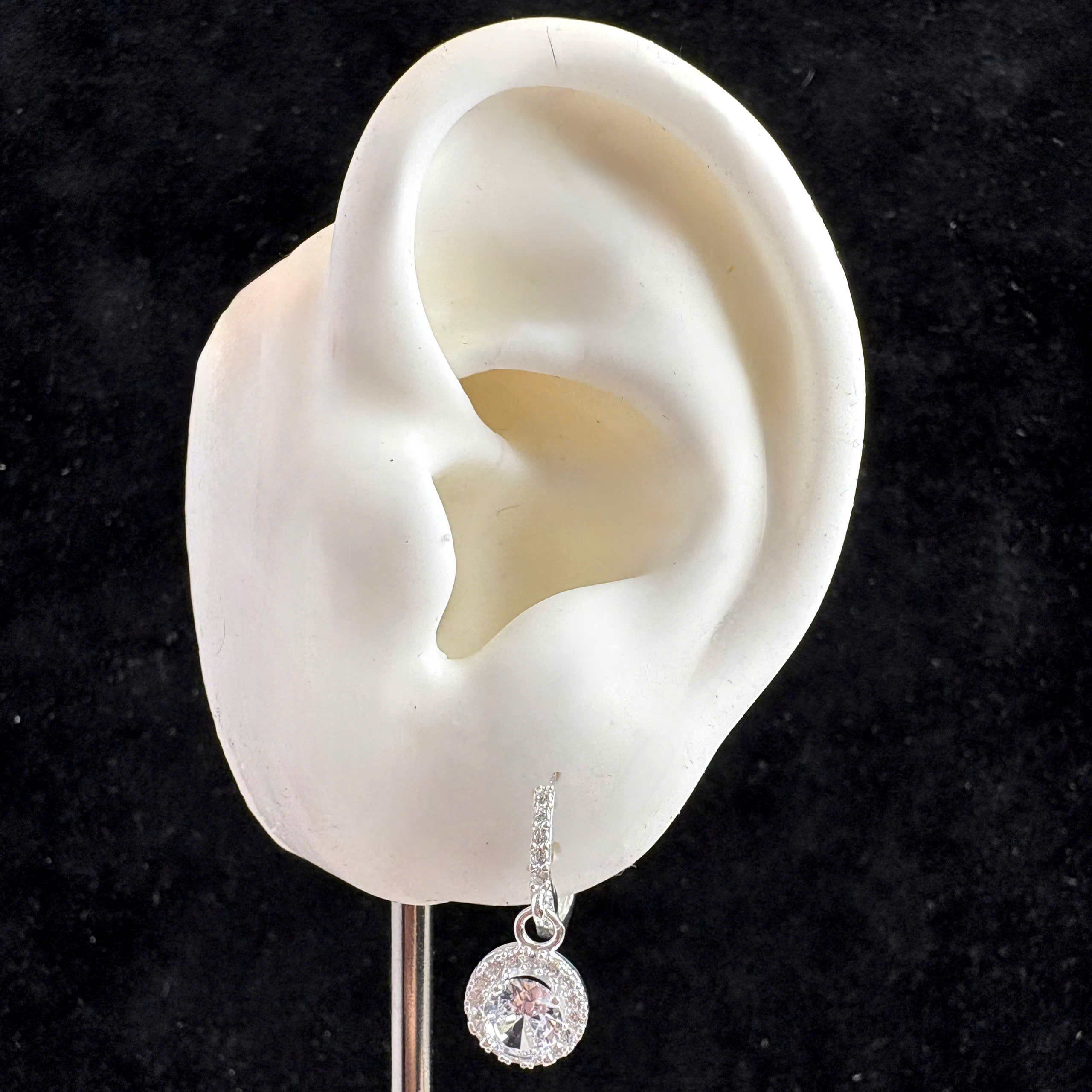 Khuyên vòng bạc xi kim rơi vòng đá tròn_thumbnail_3