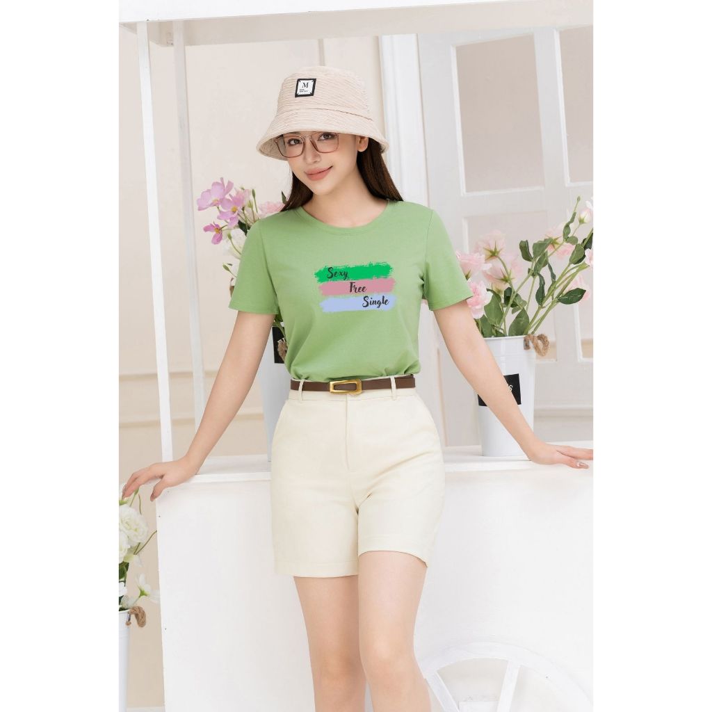 [Form Vừa] Áo phông nữ mùa hè dáng suông vừa chất liệu thun cotton thoáng mát - LOZA G0134_thumbnail_7