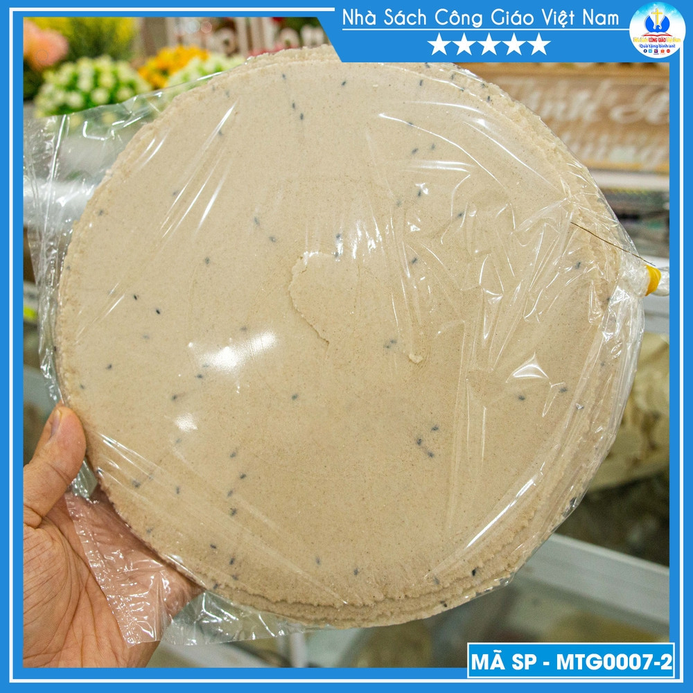 Bánh lễ tròn dành cho các cha dâng lễ (100 chiếc), vụn bánh lễ, bánh mè ngọt_thumbnail_3