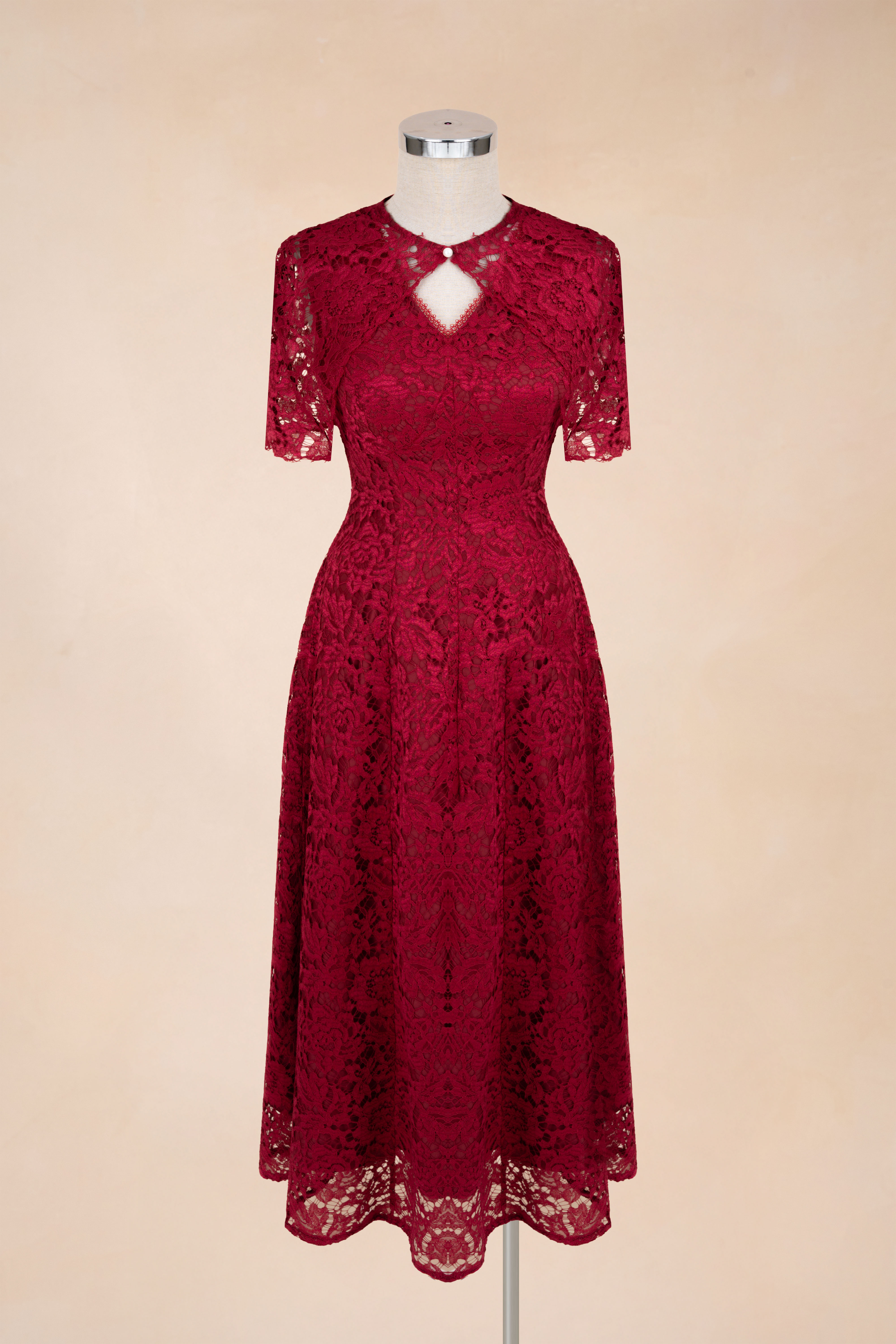 Đầm Xoè Ren Hoa Trùm Vai_thumbnail_11