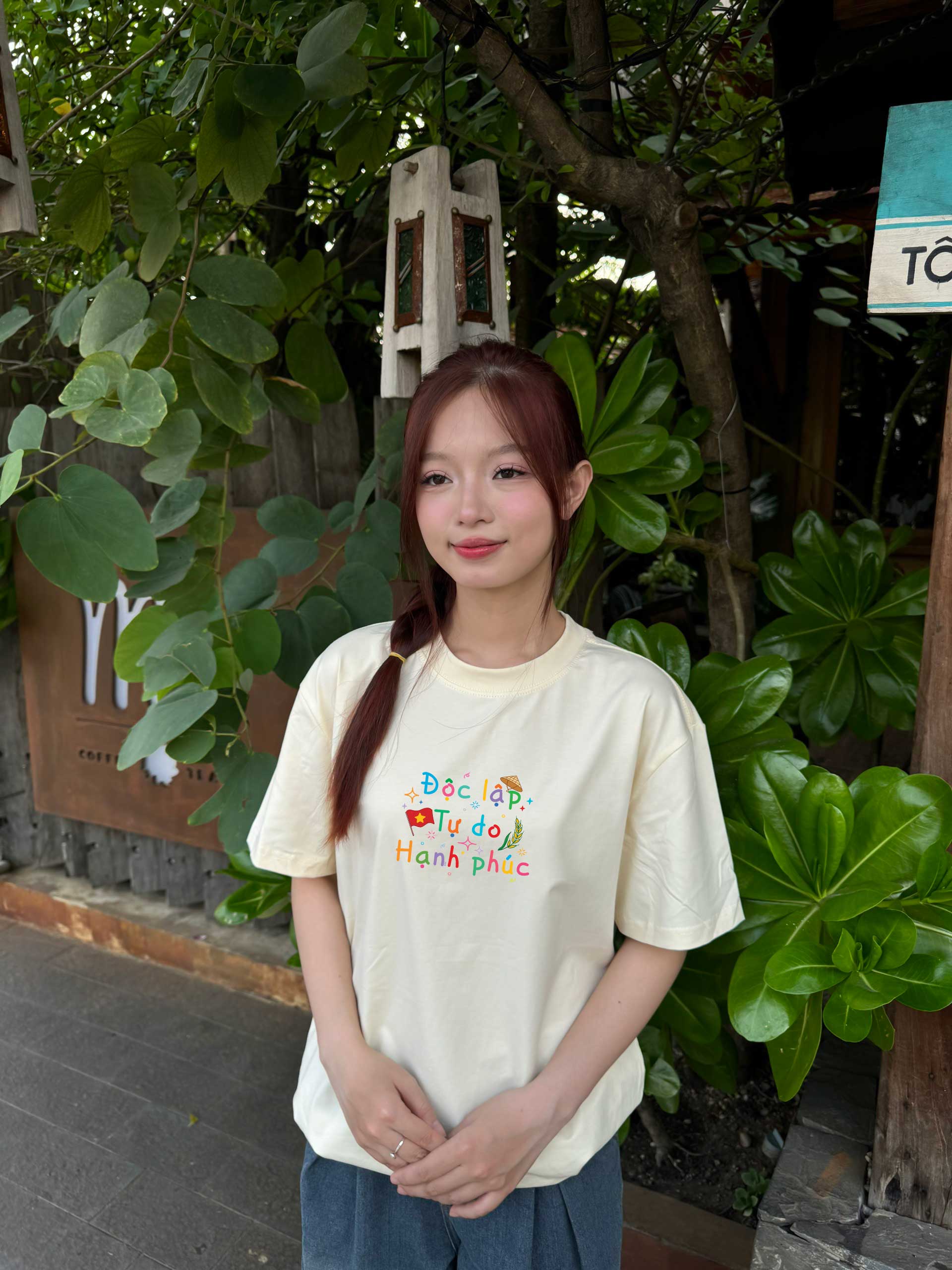 Áo thun Việt Nam tôi yêu form rộng 2127 Miucho cổ tròn vải cotton 4c 220gsm thoáng mát in mix_thumbnail_4