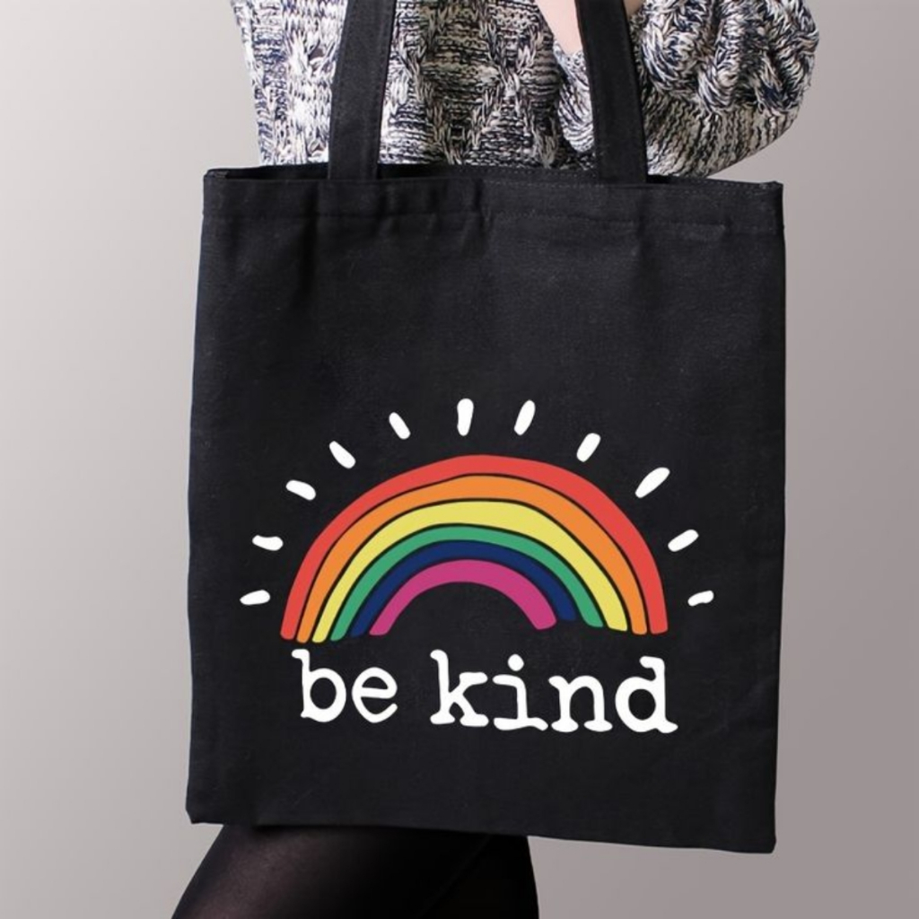 Túi tote màu đen mẫu chữ đơn giản - Túi tote vải canvas 33x37 có khóa kéo đựng vừa A4, laptop Loza TOTE19_thumbnail_16