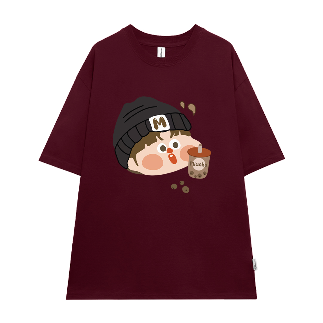 Áo thun couple cặp đôi dễ thương form rộng local brand ATD943 Miucho tay ngắn cổ tròn in mix_thumbnail_17