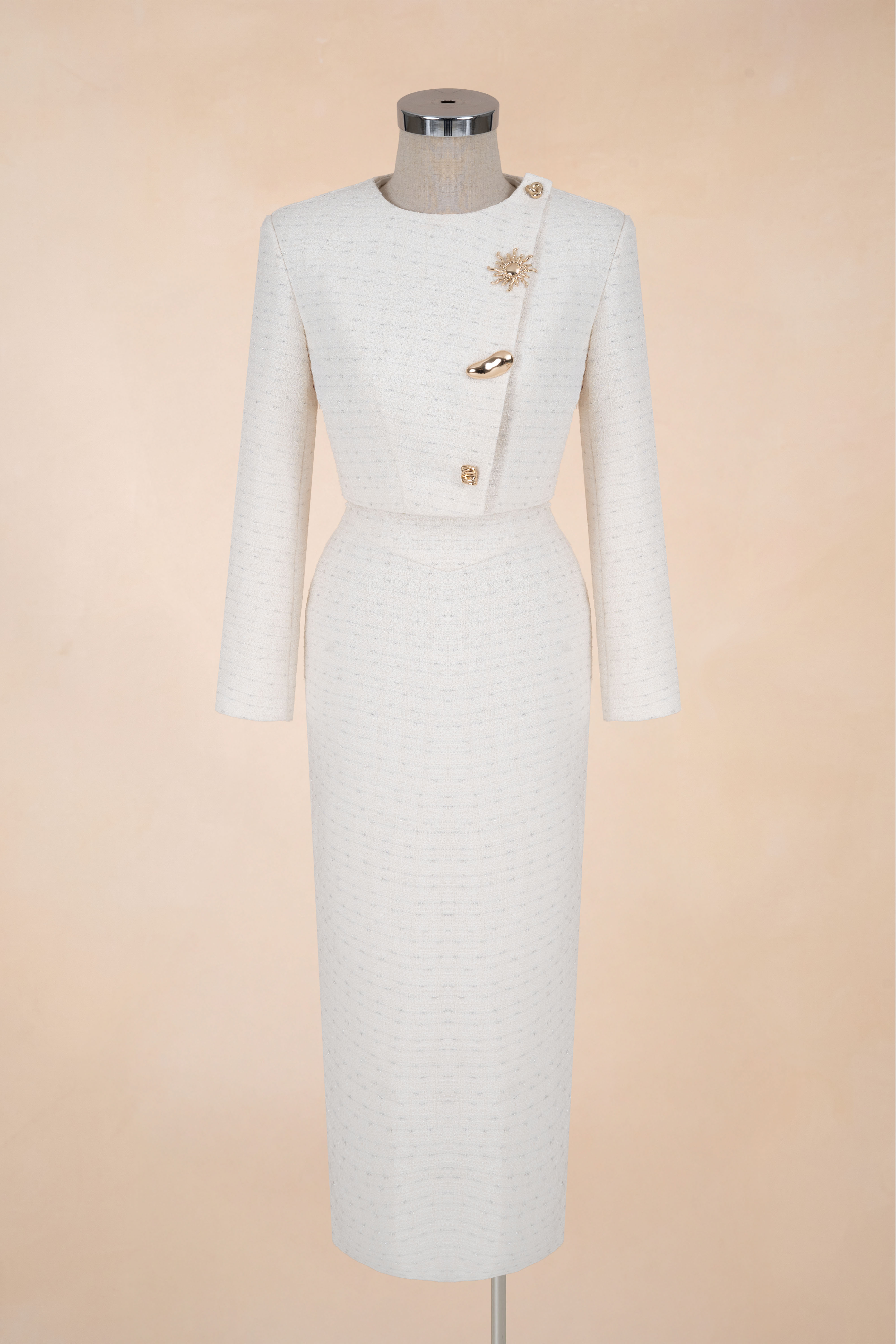 Set Bút Chì Cúc Chéo Phối Nhũ