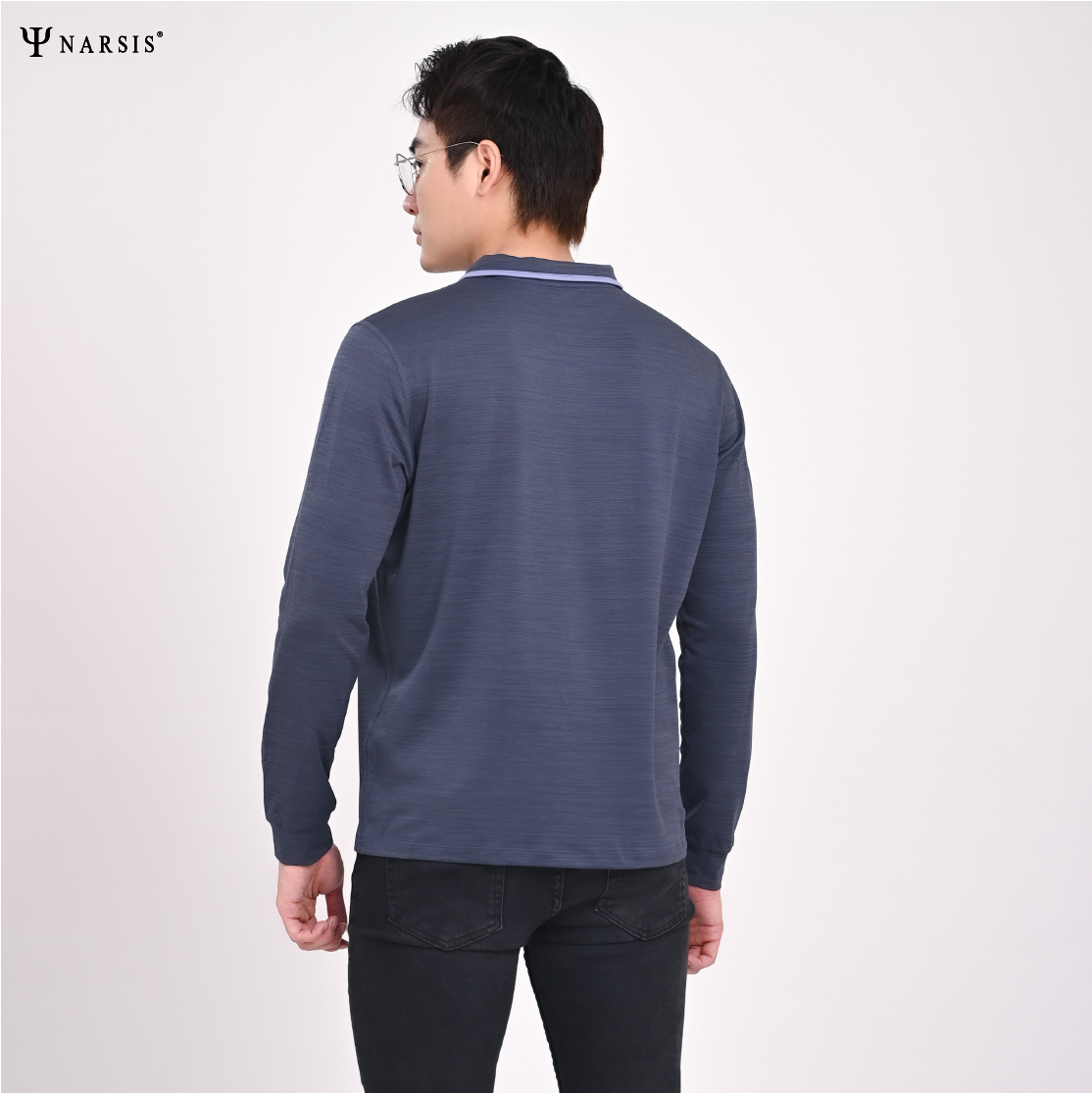 ÁO THU ĐÔNG NAM D0033 NARSIS CHẤT LIỆU THOÁNG MÁT, DỄ CHỊU, THOẢI MÁI CẢ NGÀY, DỄ VẬN ĐỘNG_thumbnail_2