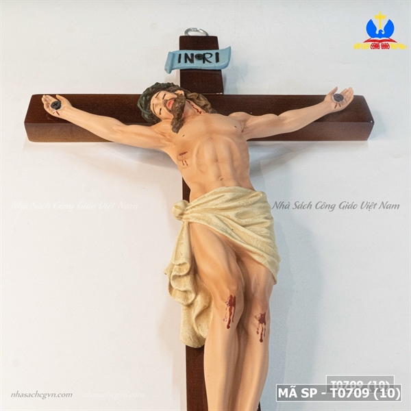 Tượng Chúa chịu nạn 30cm vẽ tay ✔_thumbnail_2