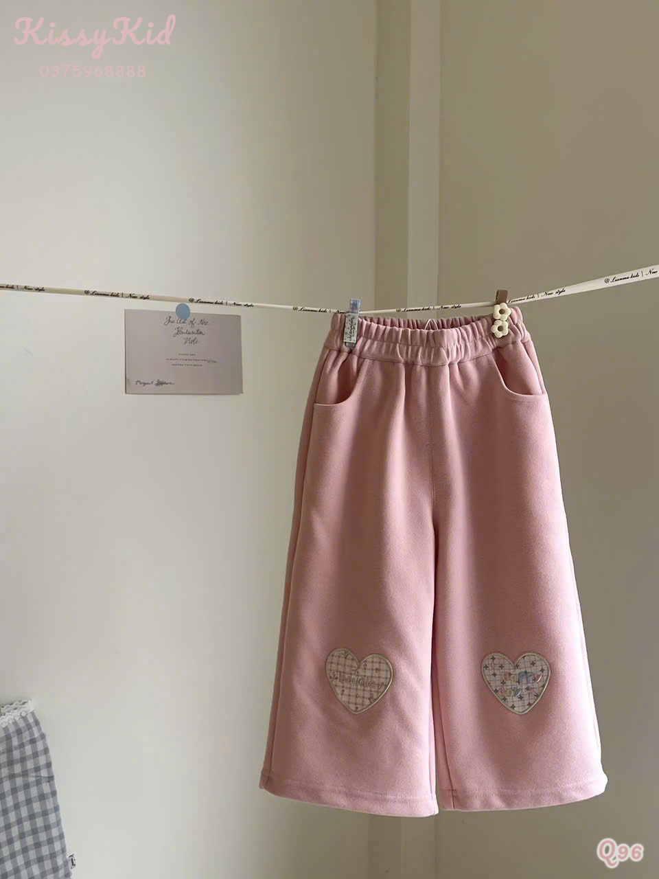 (Q96) Quần nỉ ống xuông hồng thêu trái tim 2 bên_thumbnail_0