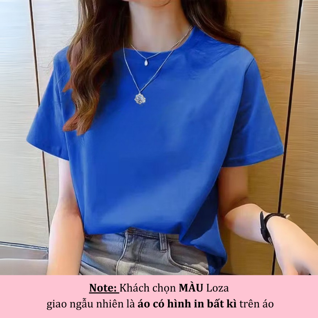 [Form Rộng] Áo phông nữ form rộng lẻ size mẫu lộn xộn - Giao hình ngẫu nhiên - Áo thun nữ Loza XA018_thumbnail_5