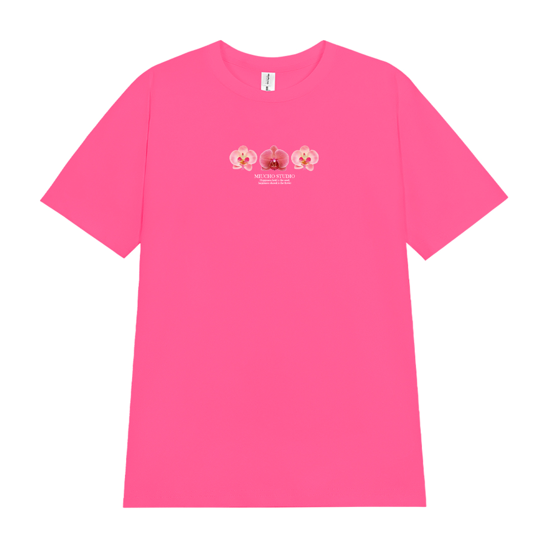 Áo thun nữ in hoa nhỏ xinh form vừa regular ARD1328 Miucho chic vải cotton in mix_thumbnail_12