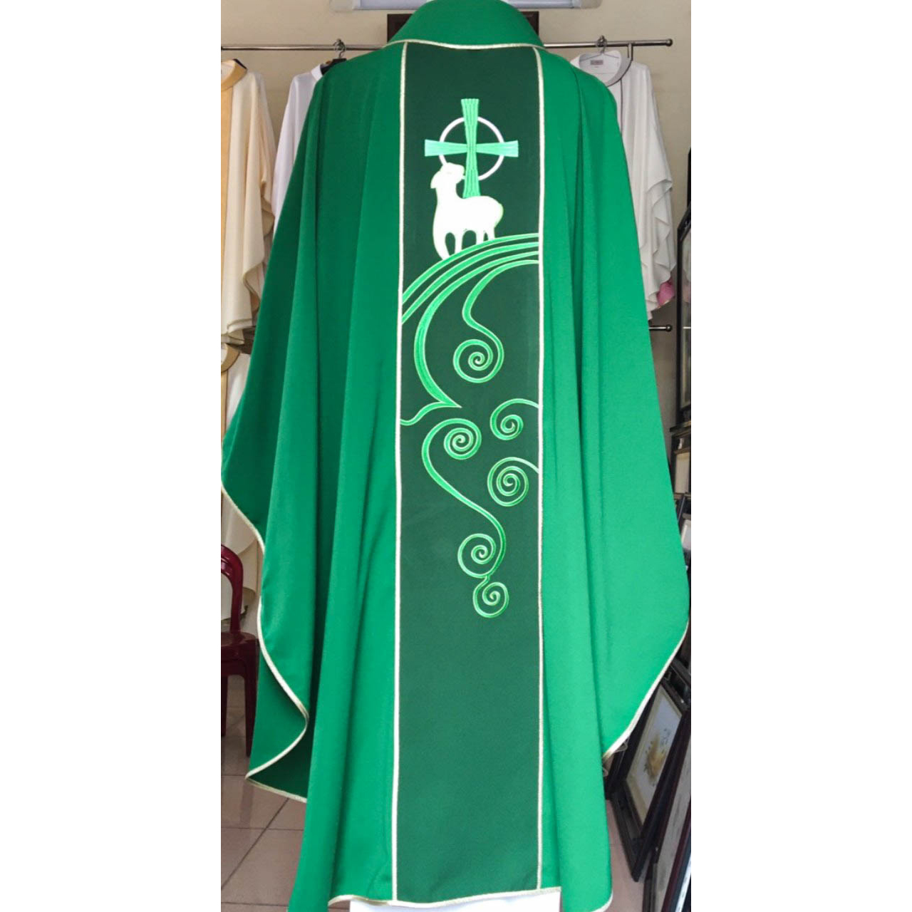 Áo lễ linh mục màu xanh - Qùa tặng tân linh mục - Qùa tặng cha xứ