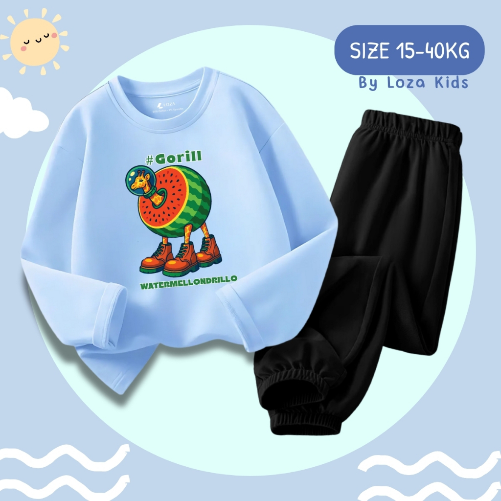 Bộ Thu - Đông bé trai in hình Brainrot Watermellondrillo - Loza Kids BW444_thumbnail_4