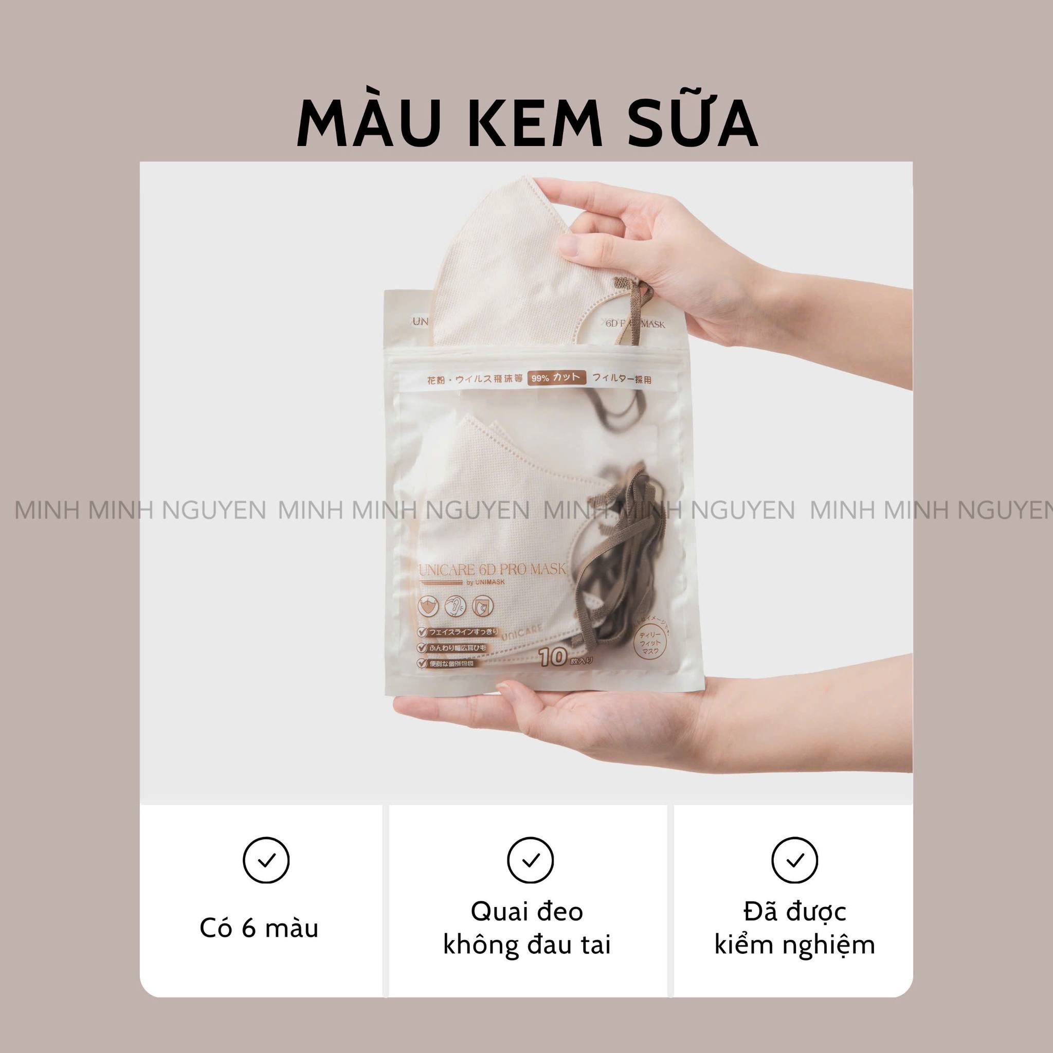 Thùng khẩu trang Unicare 6D Pro Mask 180C - Tặng Thêm 20c - FREESHIP_thumbnail_14