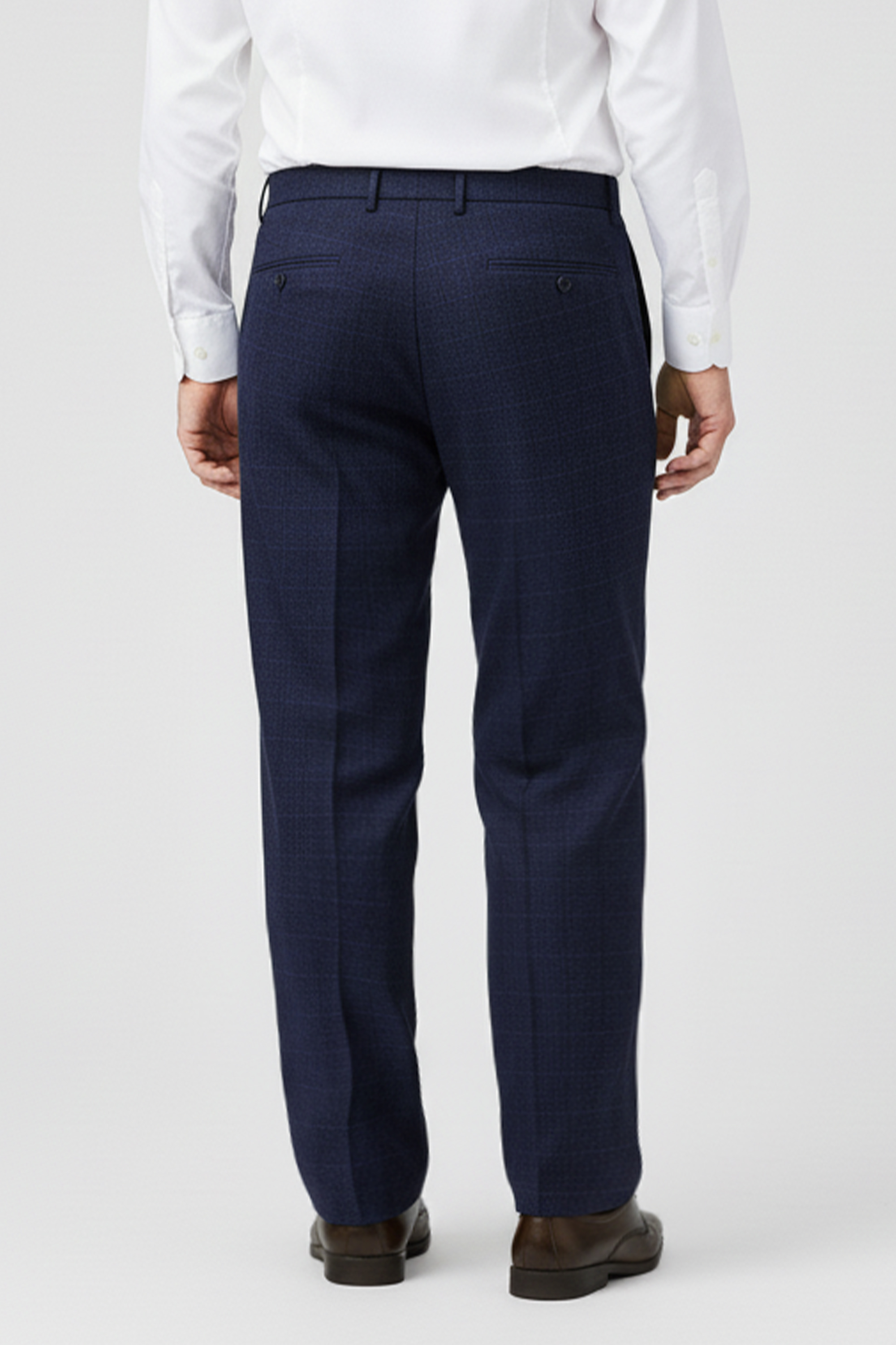 Quần Âu 0 Ly Cổ Điển Tweed Nam Trung Niên Dày Dặn Chống Nhăn_thumbnail_8