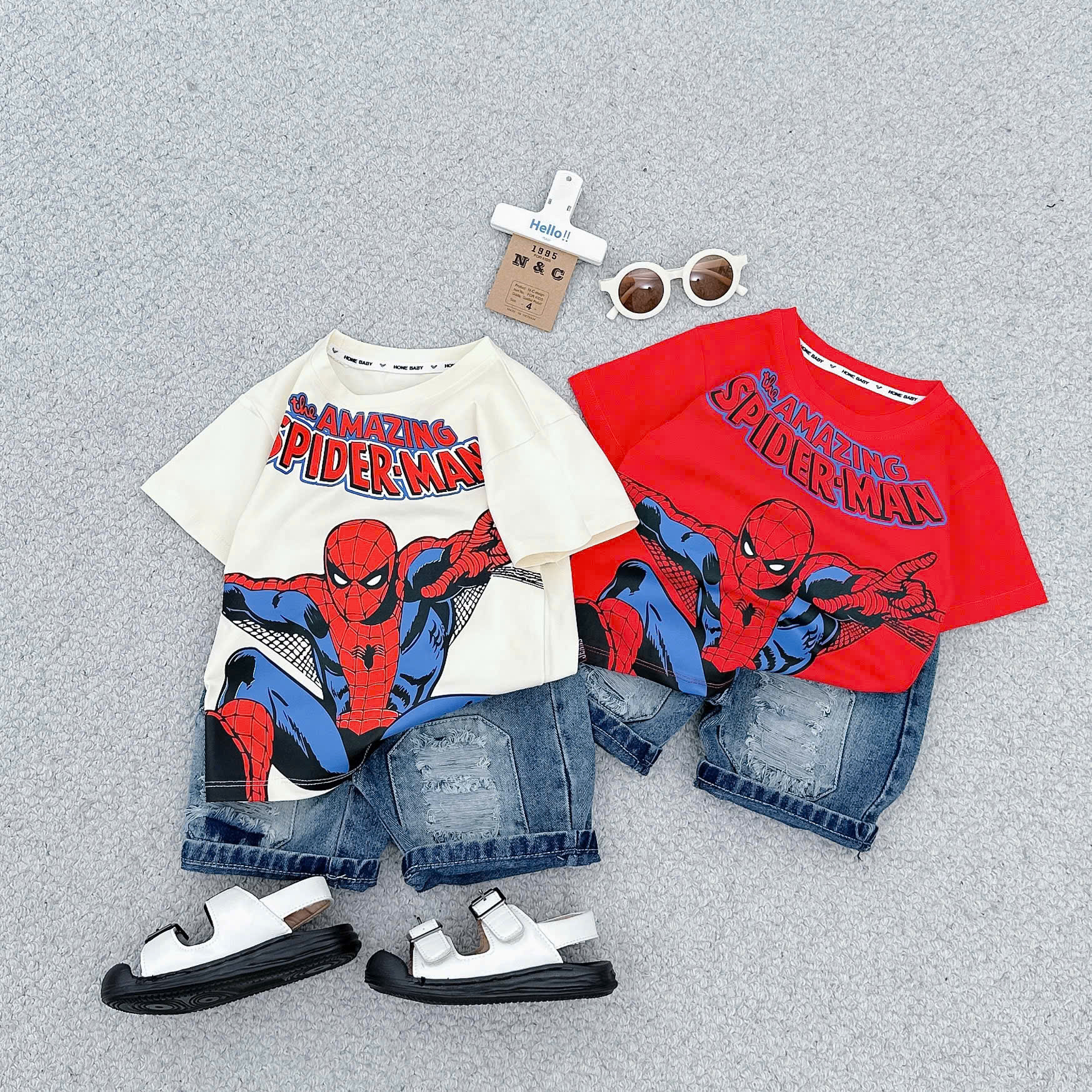 N23 BỘ CỘC QUẦN BÒ NHỆN ĐỎ AMAZING- A116.786