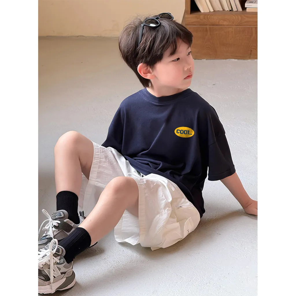 Áo thun cho bé basic nhiều màu 2526 Miucho Kid vải cotton co giãn thoáng mát cổ tròn in artwork_thumbnail_6