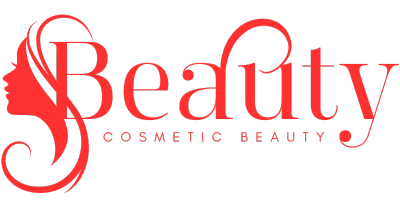 White and Red Simple Beauty Cosmetic Logo