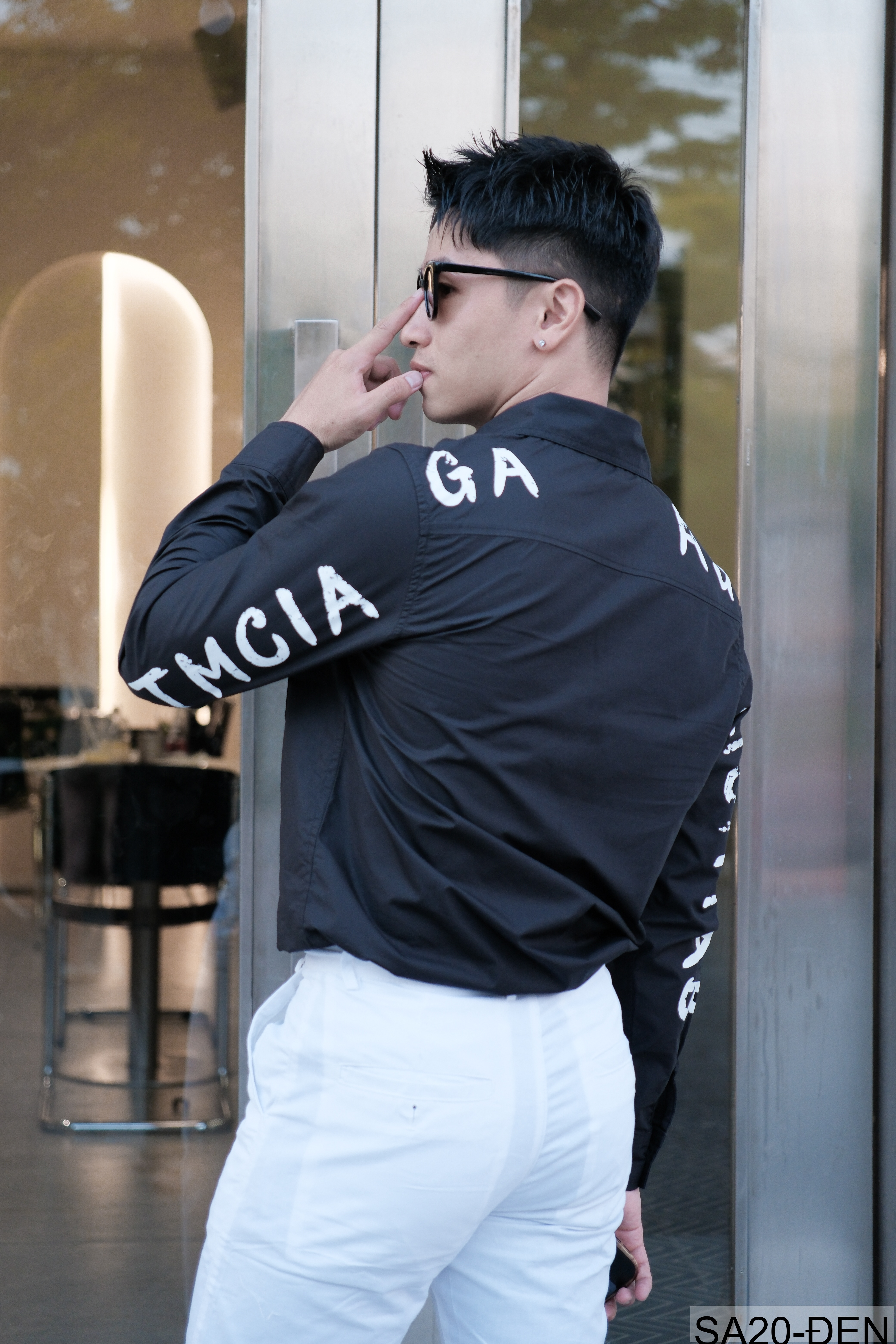 SA20 - Áo sơ mi nam tay dài in chữ BATMGA phong cách Hàn Quốc, chất cotton mềm mại, form rộng rãi_thumbnail_14