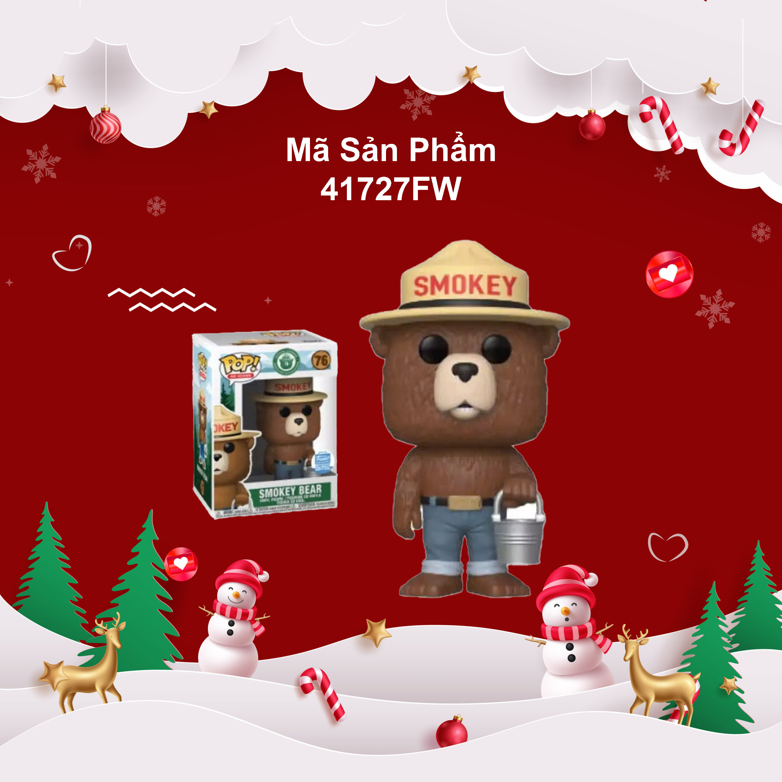 Mô hình gấu Smoke Bear_thumbnail_3