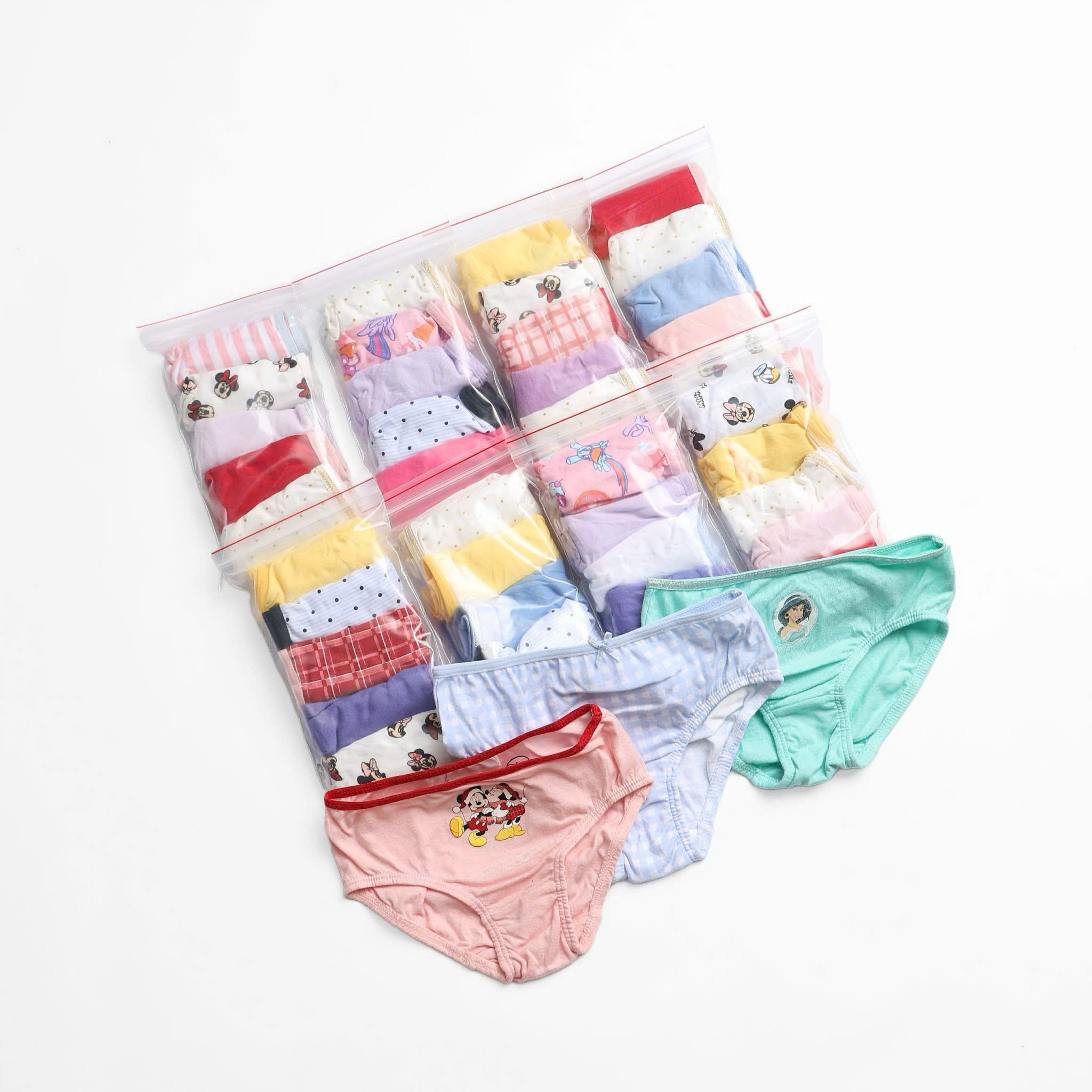 E50 Set 10 quần chip tam giác bé gái ( NGẪU NHIÊN )