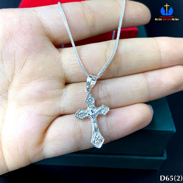 Thánh Giá bạc D65(mặt dây 50)