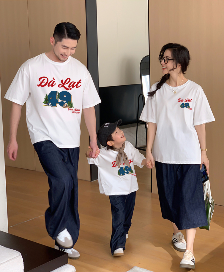 Áo thun nữ du lịch Đà Lạt form vừa regular thoáng mát ARD1297 Miucho Chic in mix_thumbnail_5