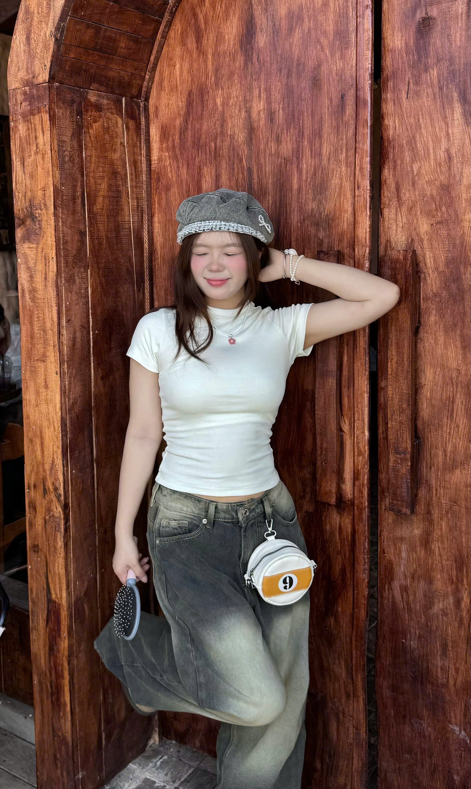 Áo baby tee trơn chất vải borip co giãn 4c AB00037 Miucho_thumbnail_10