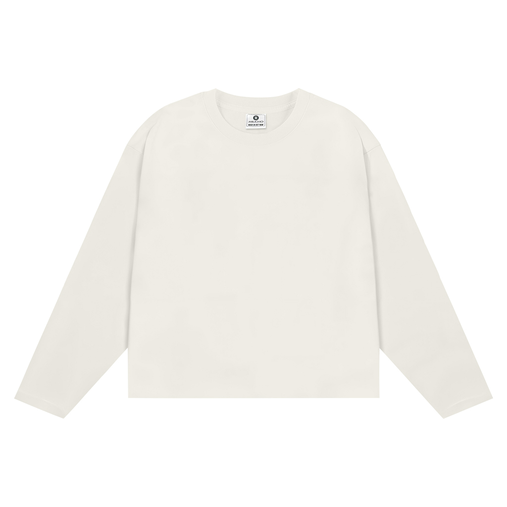 Áo thun nữ tay dài form boxy Miucho cotton 2 chiều thoáng mát kiểu Hàn Quốc local brand AT00053_thumbnail_9