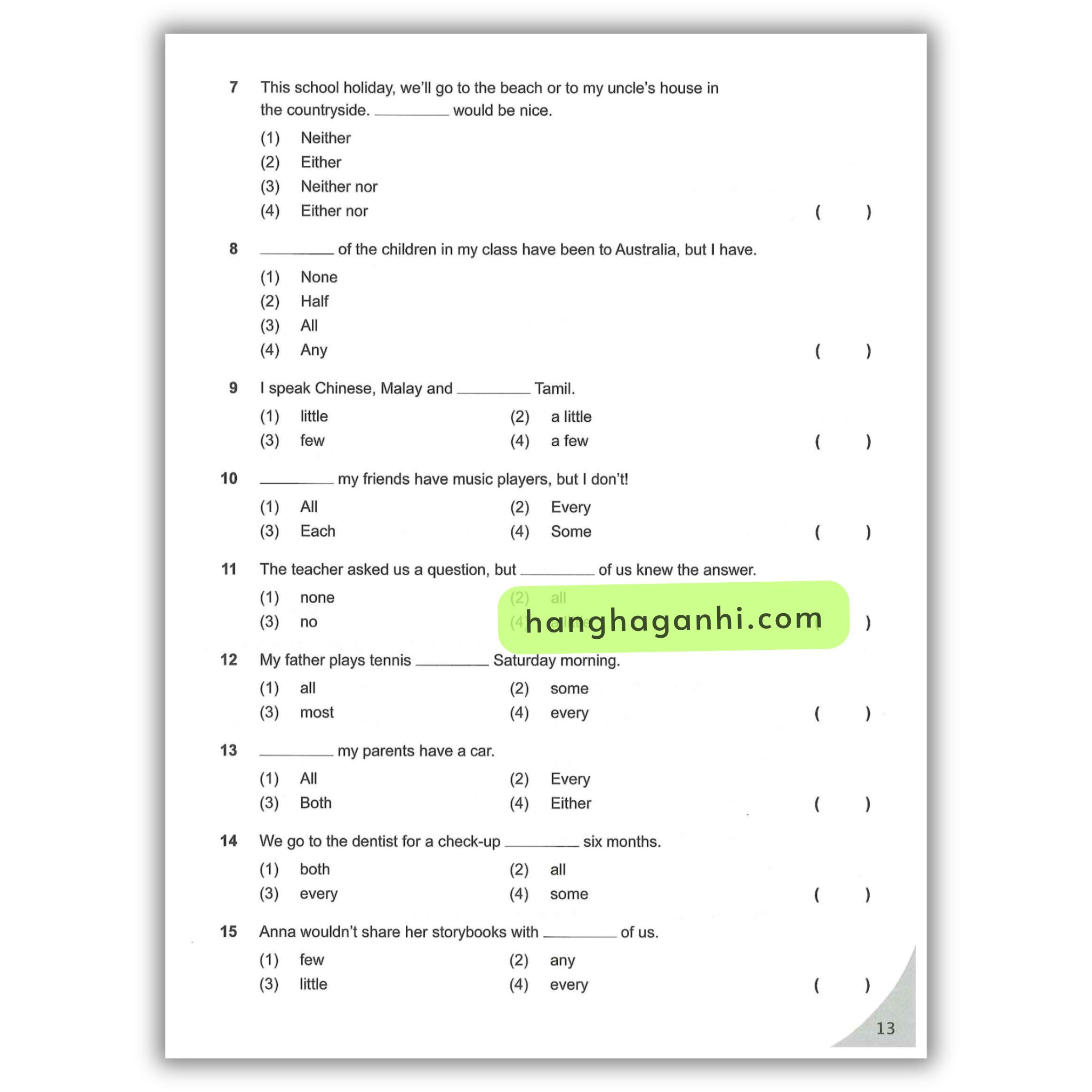 Scholastic Topical Grammar Practice Level 6 Complete and Systematic coverage of Grammar_thumbnail_13