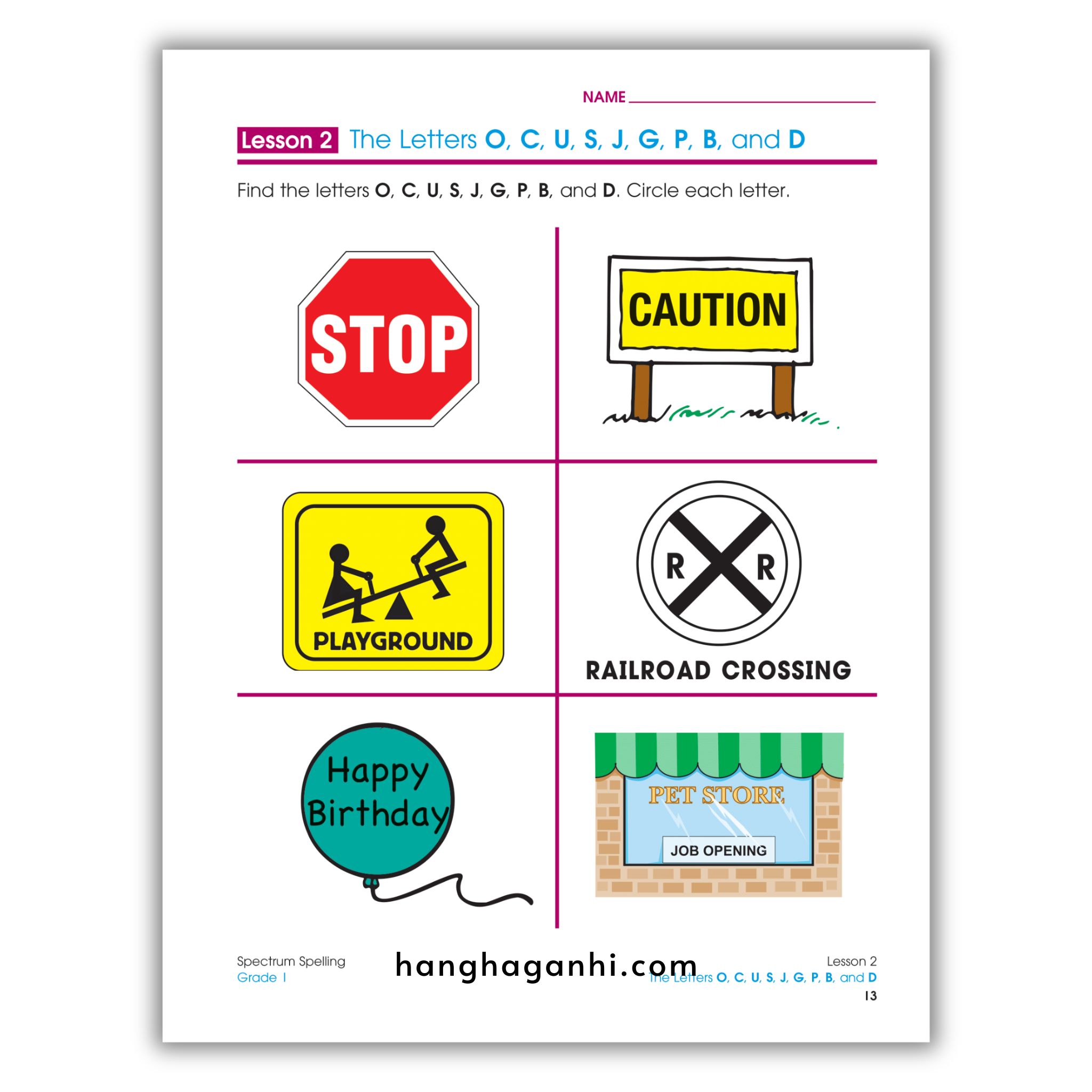 Sách Spectrum Spelling Workbook Grade 1_thumbnail_14