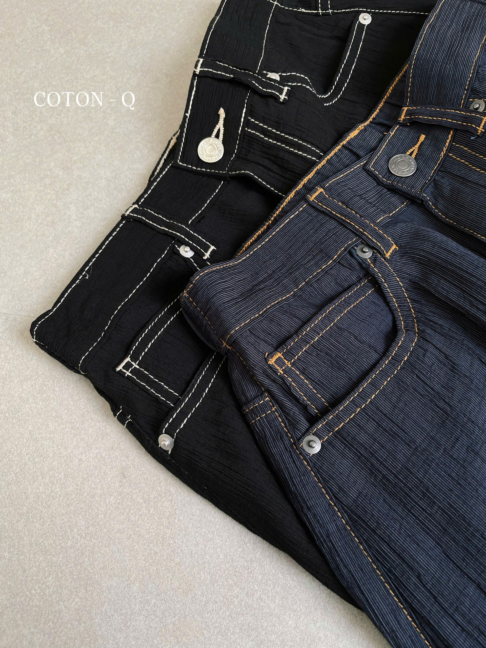 Chân váy dài phối viền chỉ ( ĐEN )_thumbnail_10