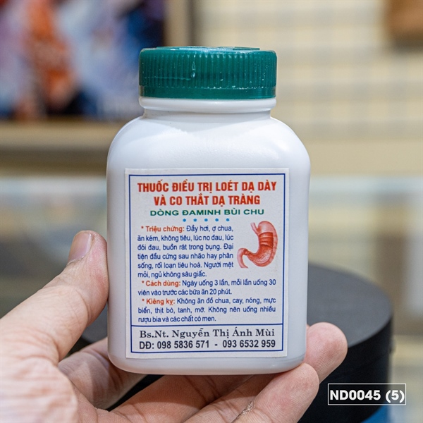 Thuốc điều trị viêm loét dạ dày và co thắt dạ tràng - Dòng Đa Minh Bùi Chu_thumbnail_2