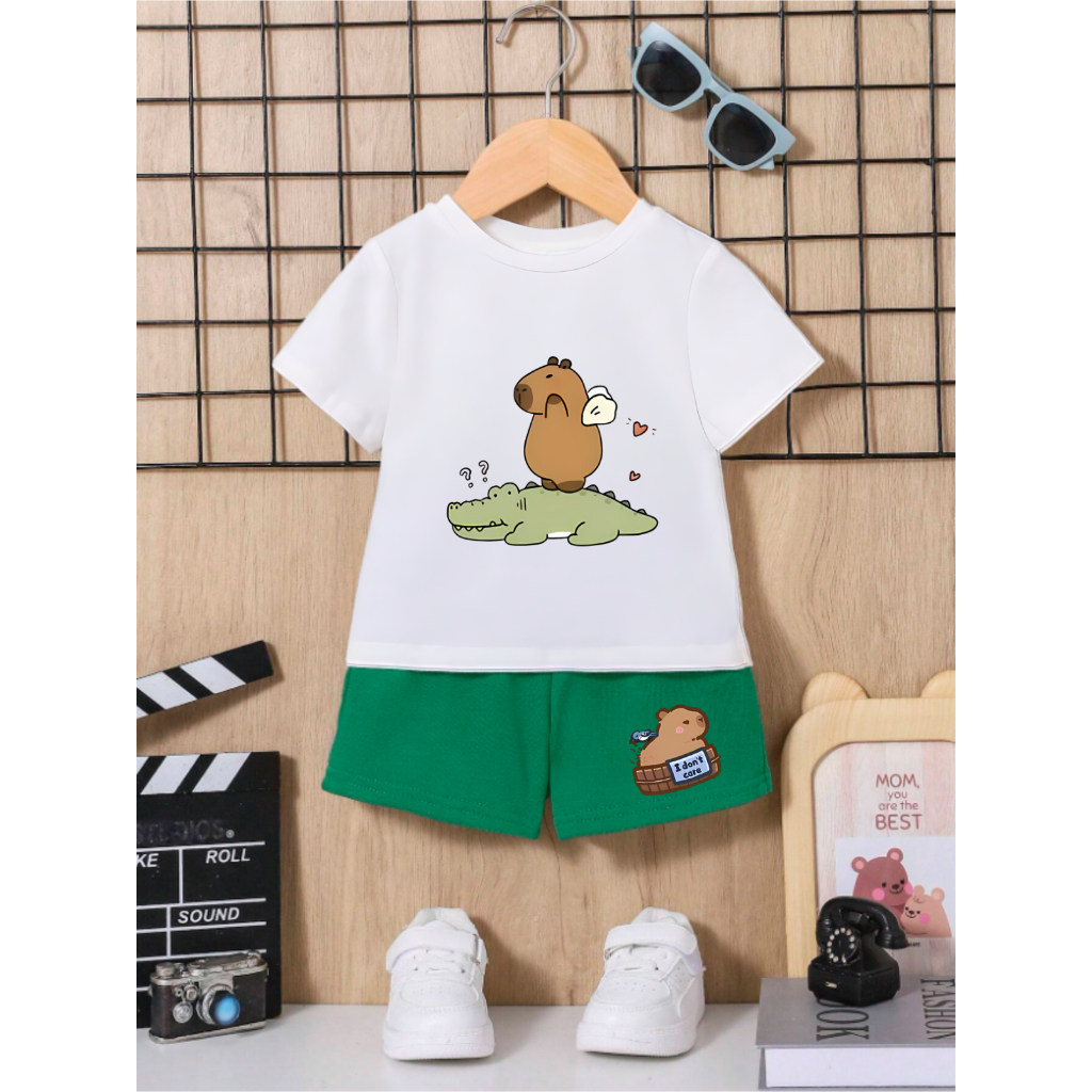Bộ đồ bé trai in hình Capybara - Loza Kids SB106_thumbnail_6