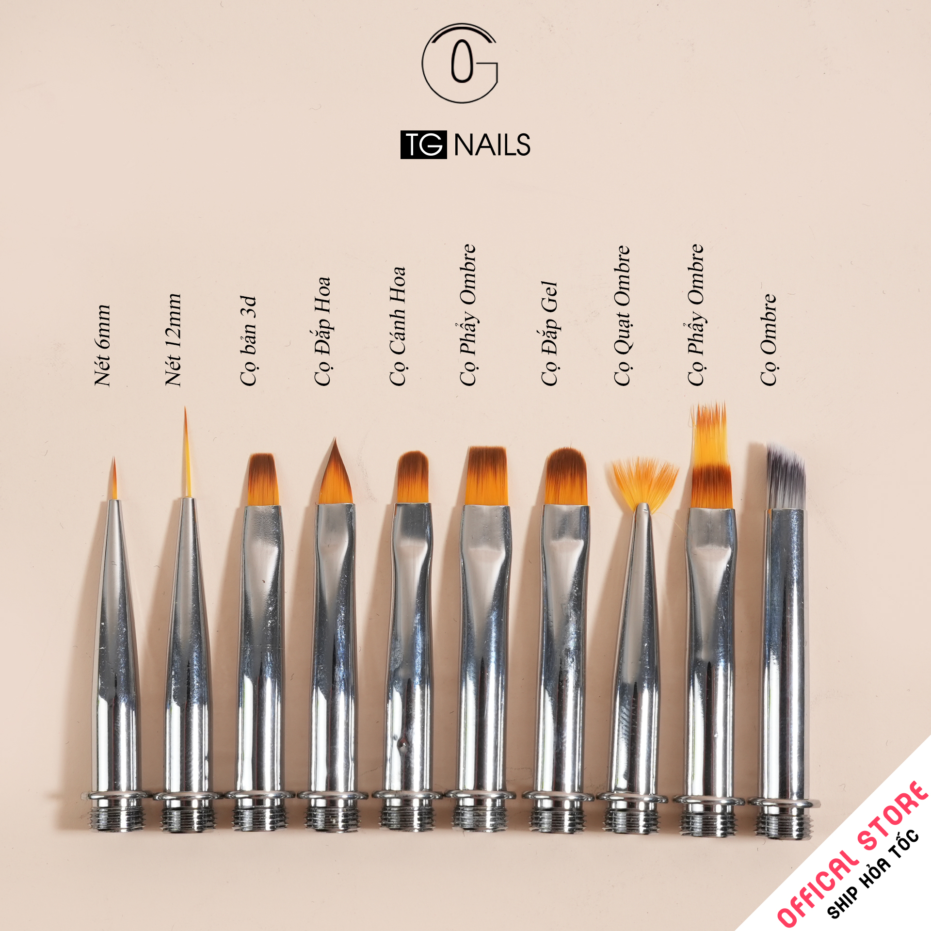 Bộ 10 cọ vẽ móng LOIUS cao cấp_thumbnail_4