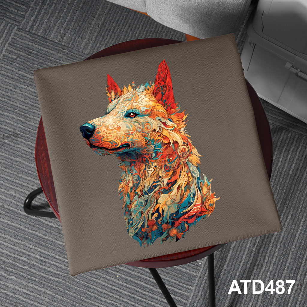 Áo thun nam form rộng 12 con giáp tuổi Tuất ATD487 Miucho Iconic cotton cổ tròn in graphic_thumbnail_8